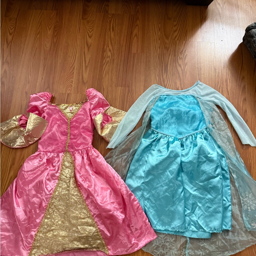 Disney Princess Dress Set/ Frozen Elsa Halloween costume bundle set